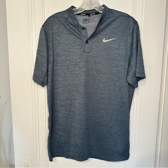 Nike Other - Nike Golf Men’s Heather Gray-Blue Dri-FIT Standard Fit